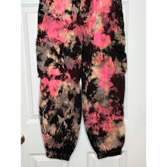 Carmar Black and Pink Tie-Dye Women Jeans - Picture 4 of 9